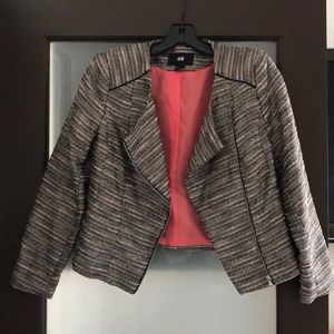Hm tweed moto jacket. Great condition